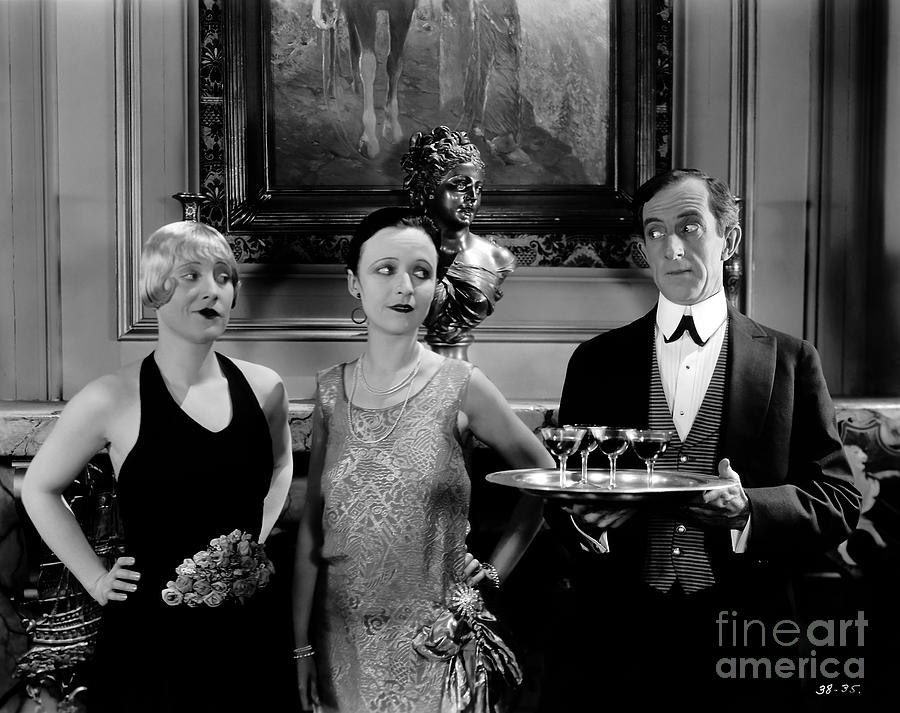 Unknown Silent Film Cocktail Party 1920s Photograph