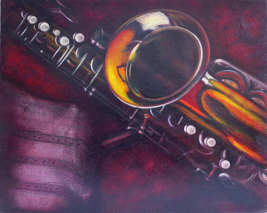 Unprotected Sax Painting by Sean Connolly