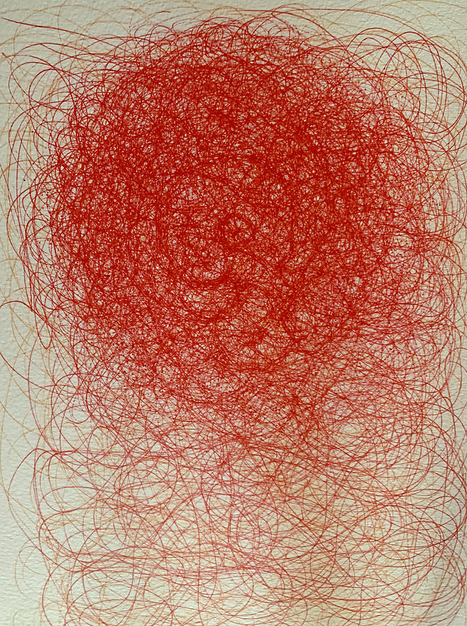 Unravelling Drawing by Franci Hepburn