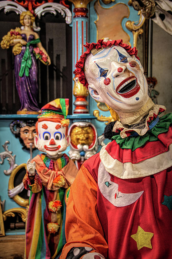 Unsettling Smiling Clowns Photograph by Kristia Adams