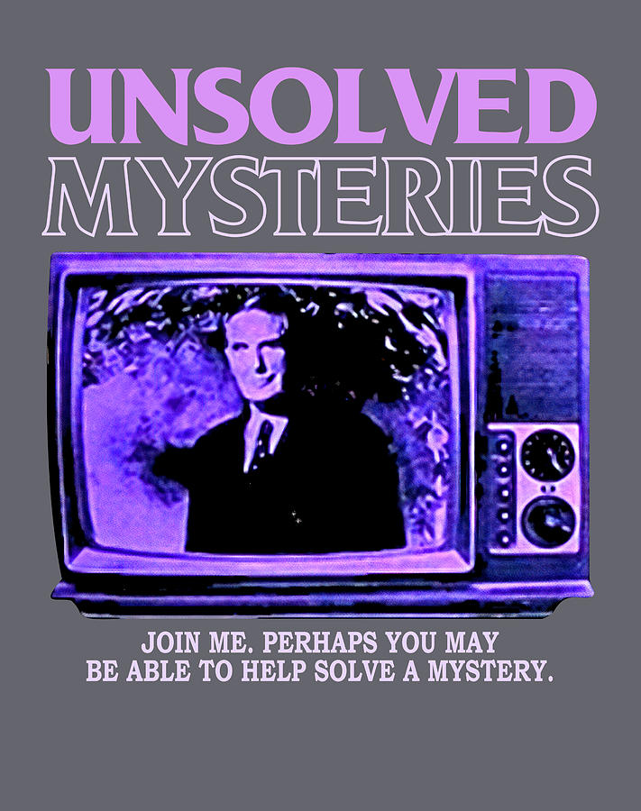 unsolved Mysteries Robert Stack Vintage Men For Women Clas Digital Art ...