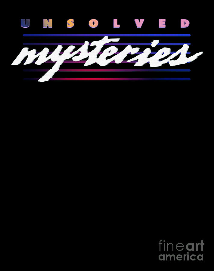 Unsolved MysteriesRetro Aesthetic Logo Mens s Graphic Vintage Best ...