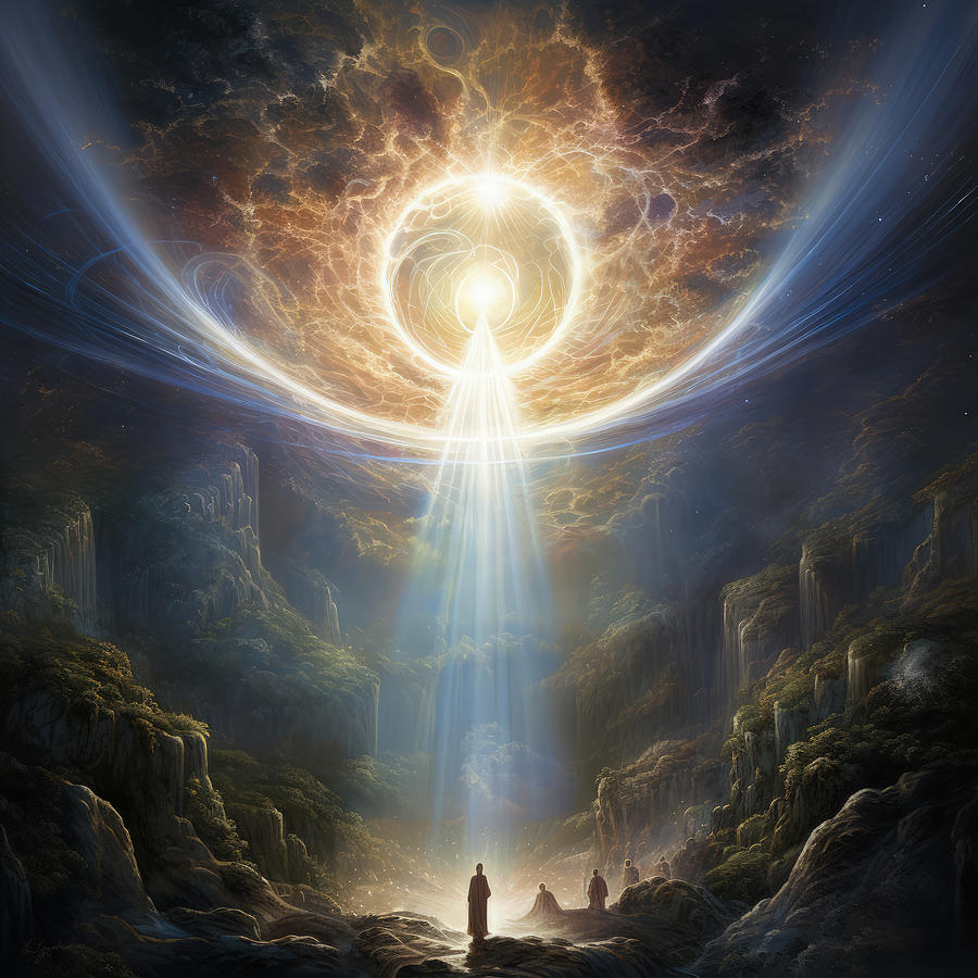 Unspeakable Divine Painting by Lourry Legarde
