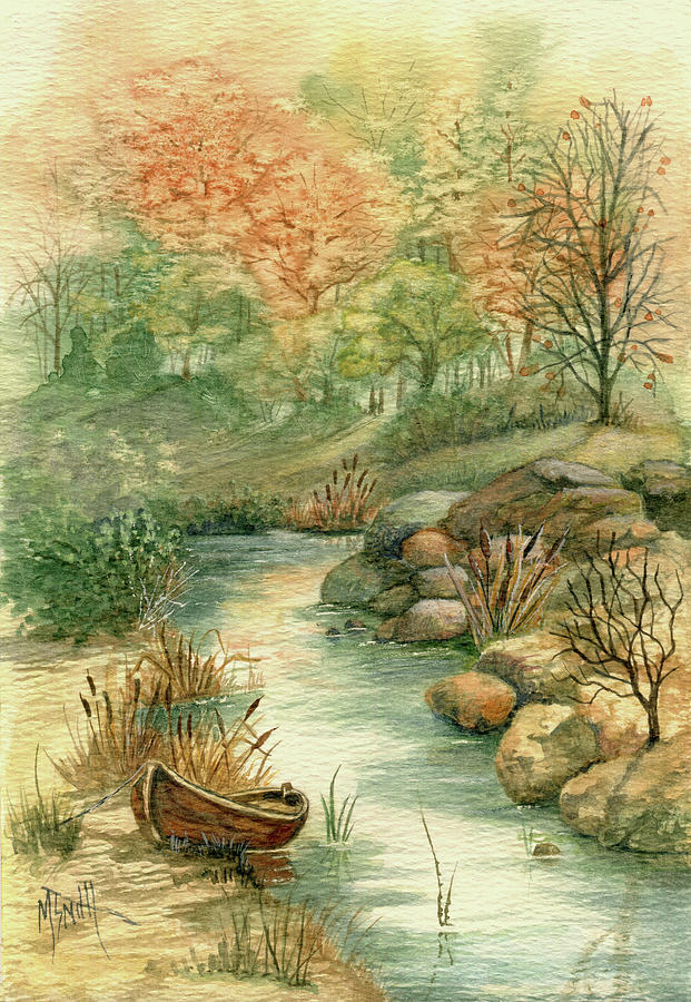 Until The Creek Rises Painting by Marilyn Smith
