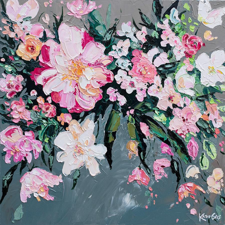 Rose Painting - Until We Meet Again by Katie Geis