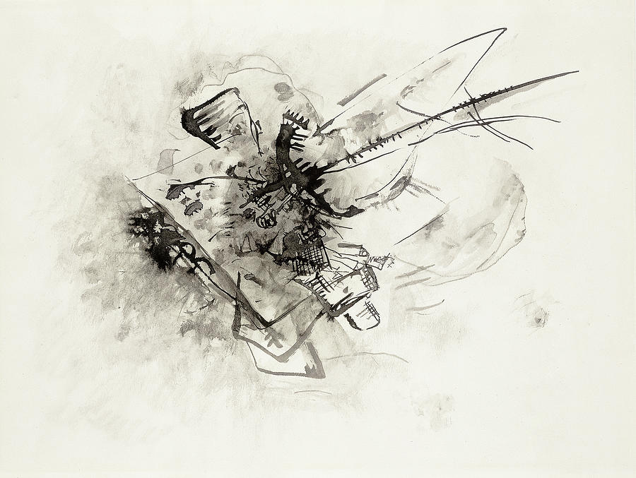 Untitled 1916 Drawing In High Resolution By Wassily Kandinsky Painting