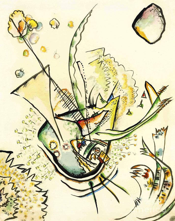 Untitled 1918 Painting by Wassily Kandinsky
