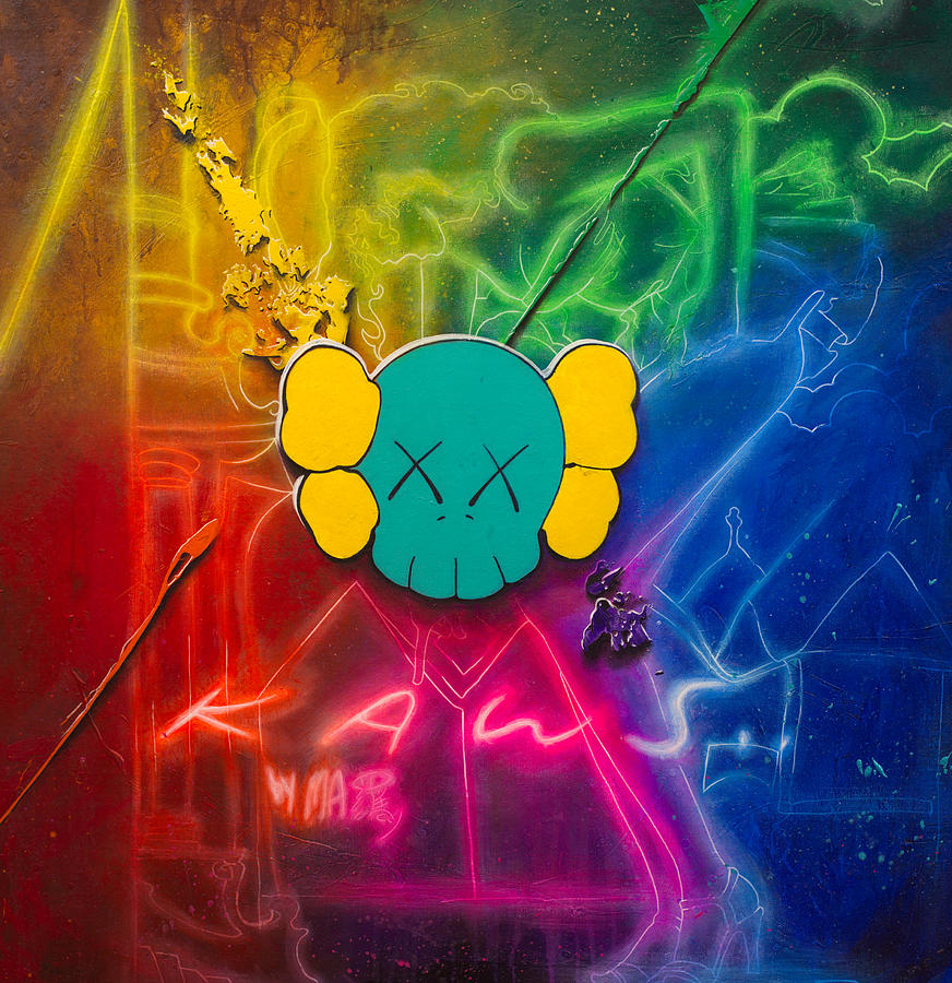 Untitled Artwork of Michael Andrew Law paint KAWS Painting by Michael Andrew Law Cheuk Yui