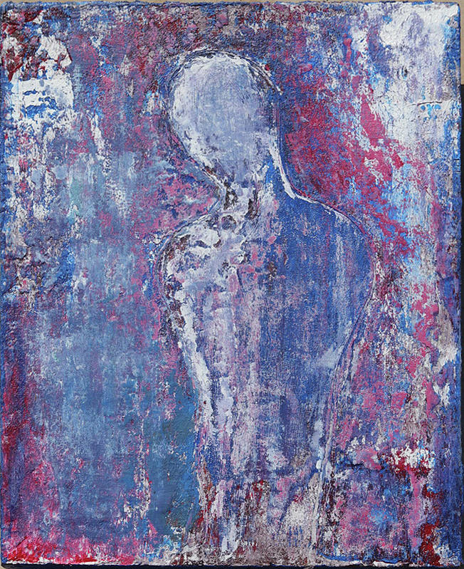 Abstract Painting - Untitled Figure by Dave Manousos