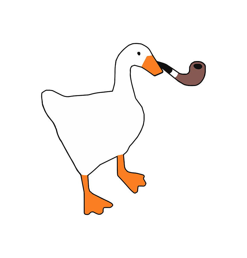 Untitled Goose Game Digital Art by Ismay Orleando - Pixels