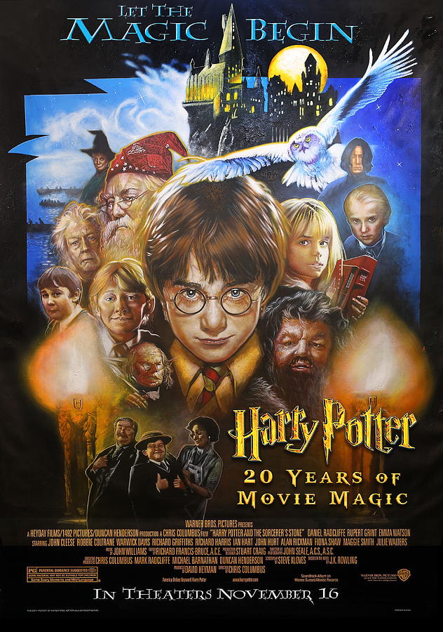 Untitled Harry Potter and the Sorcerers Stone 20 Years of Movie Magic Painting Painting by Michael Andrew Law Cheuk Yui