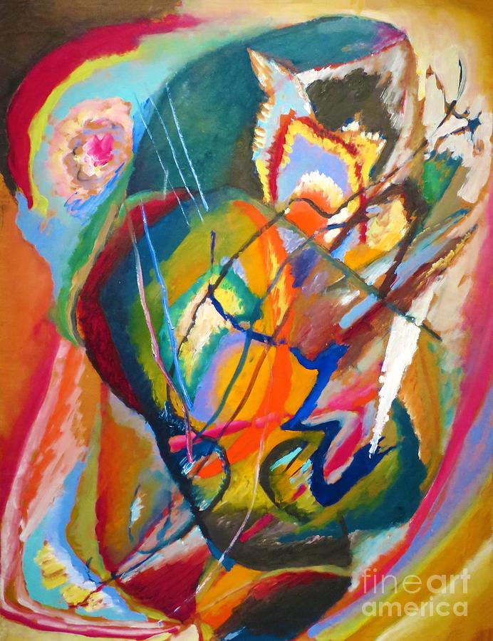 Untitled Improvisation III Painting by Wassily Kandinsky