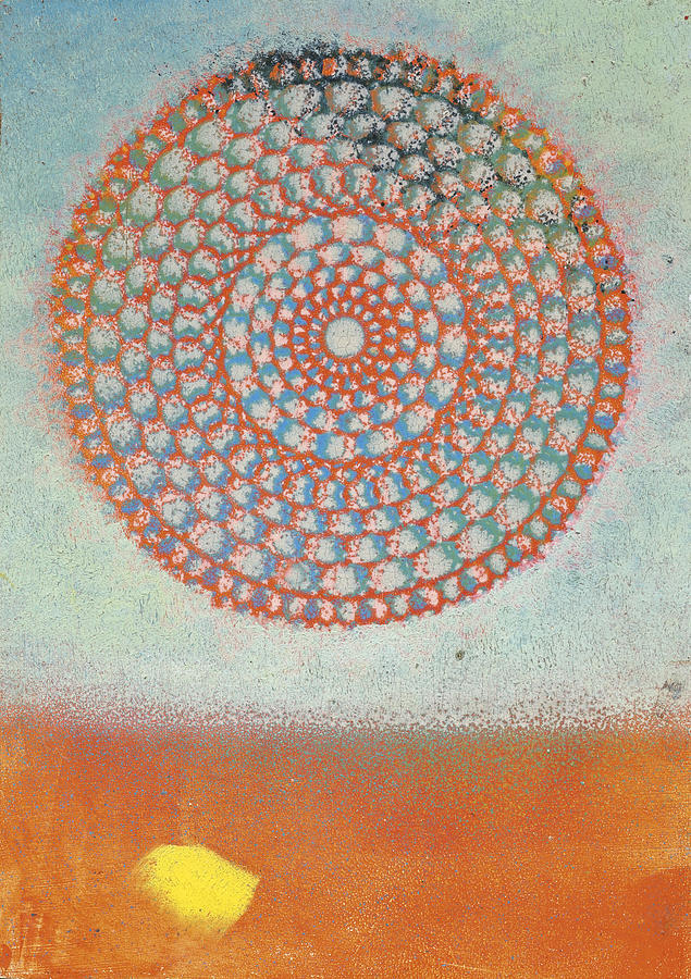 Untitled - Soleil -The Sun Painting by Max Ernst