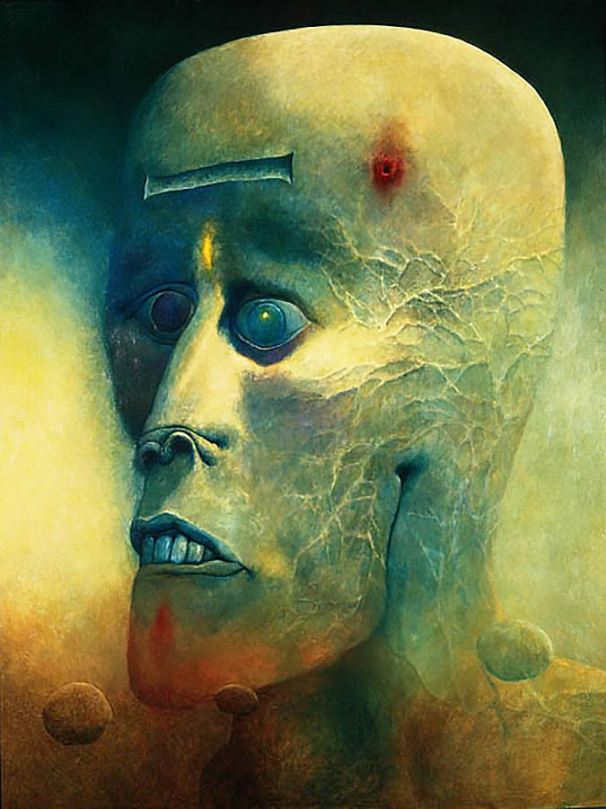 Untitled - The Mad Painting by Zdzislaw Beksinski - Pixels