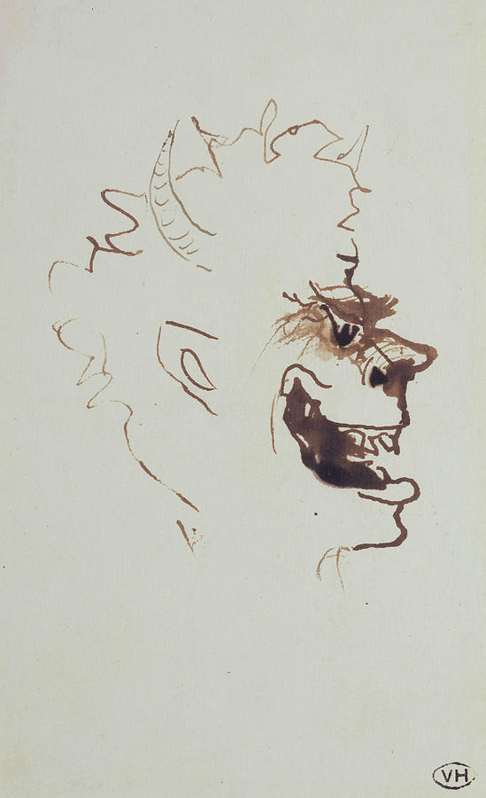Untitled Drawing by Victor Hugo