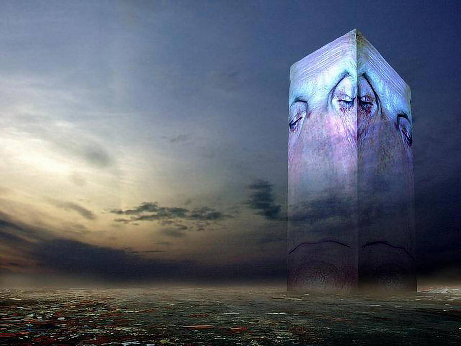 Surrealism Digital Art - Untitled - Watchtower by Zdzislaw Beksinski