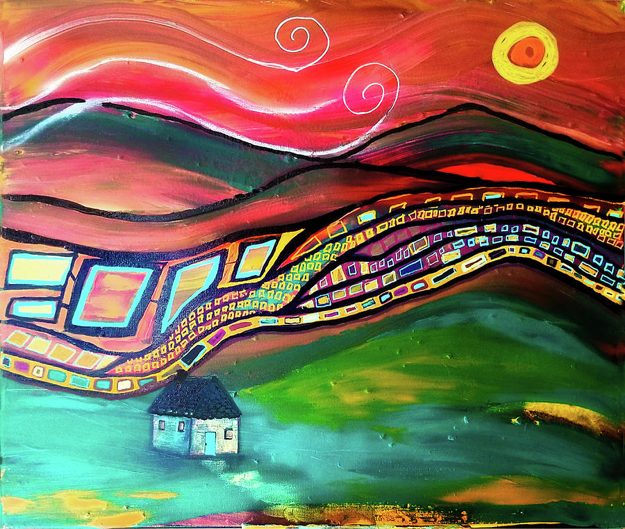 Unto These Hills Painting by Amy Shaw