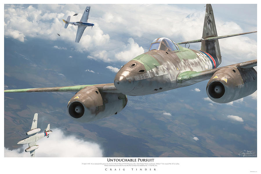 Jet Digital Art - Untouchable Pursuit by Craig Tinder