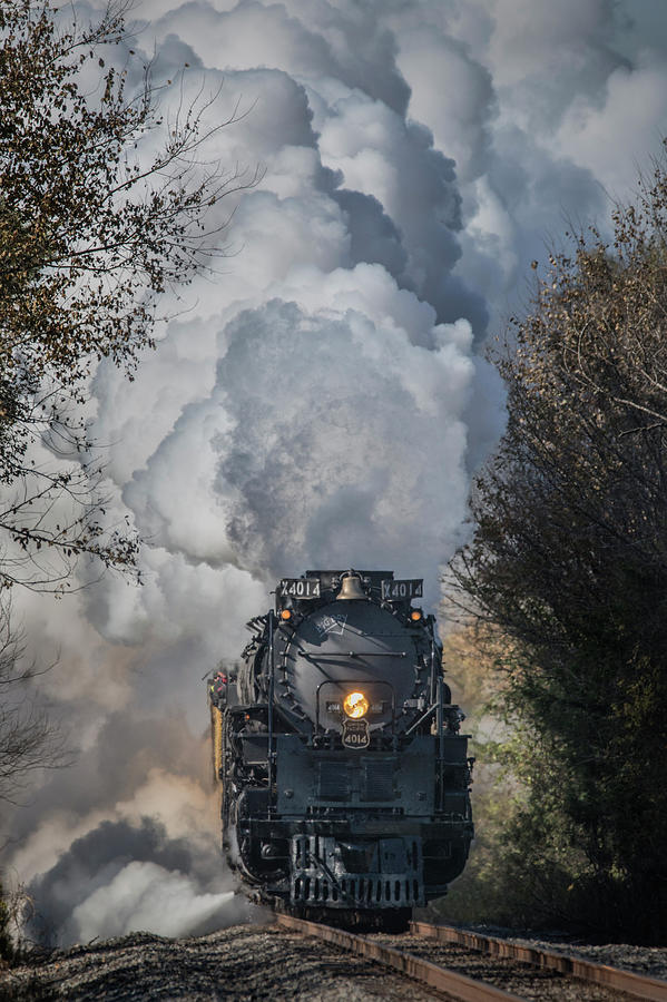 Up 4014 Big Boy Heads Through The Countryside Photograph