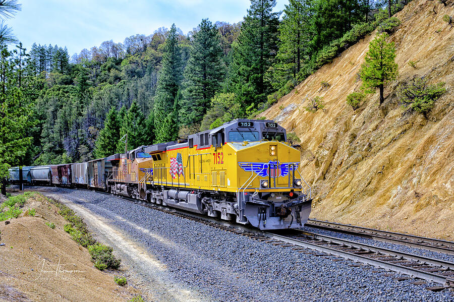 Alta Photograph - Up 7152 by Jim Thompson Alta Photograph - Up 7152 by Jim Thompson