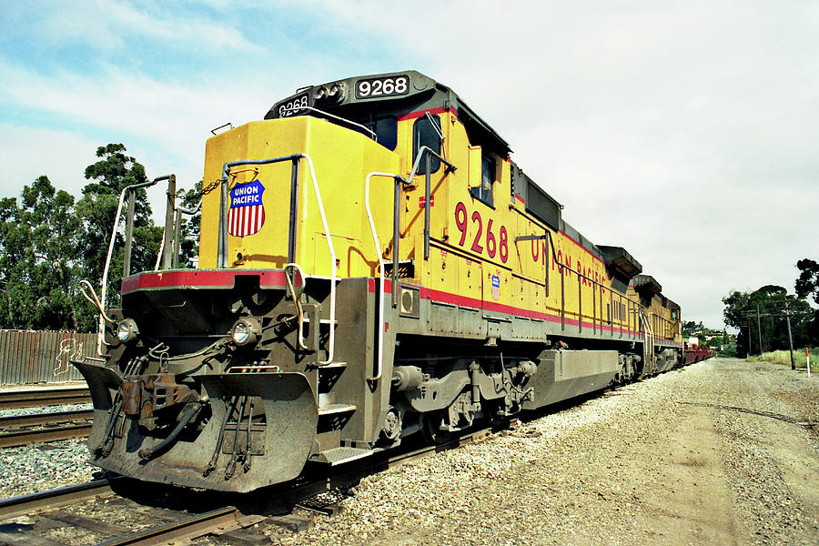 UP 9268 -- Union Pacific General Electric C40-8 Locomotive in San Luis Obispo, California Photograph by Darin Volpe