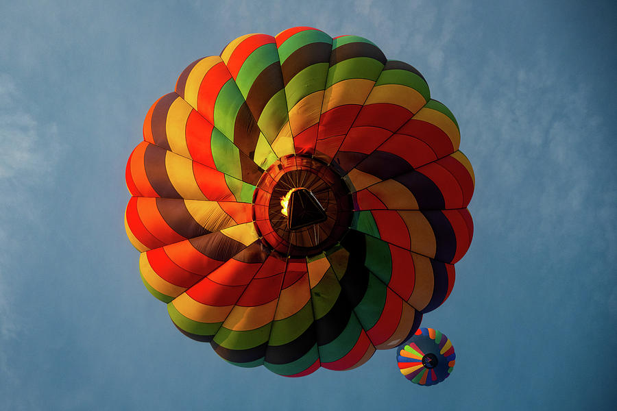 Balloon Photograph - Up and Away by Anthony Hightower