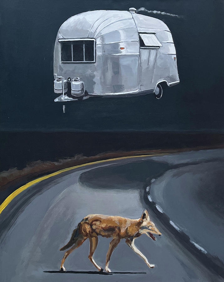 Airstream Painting - Up Around The Bend by Jeffrey Bess
