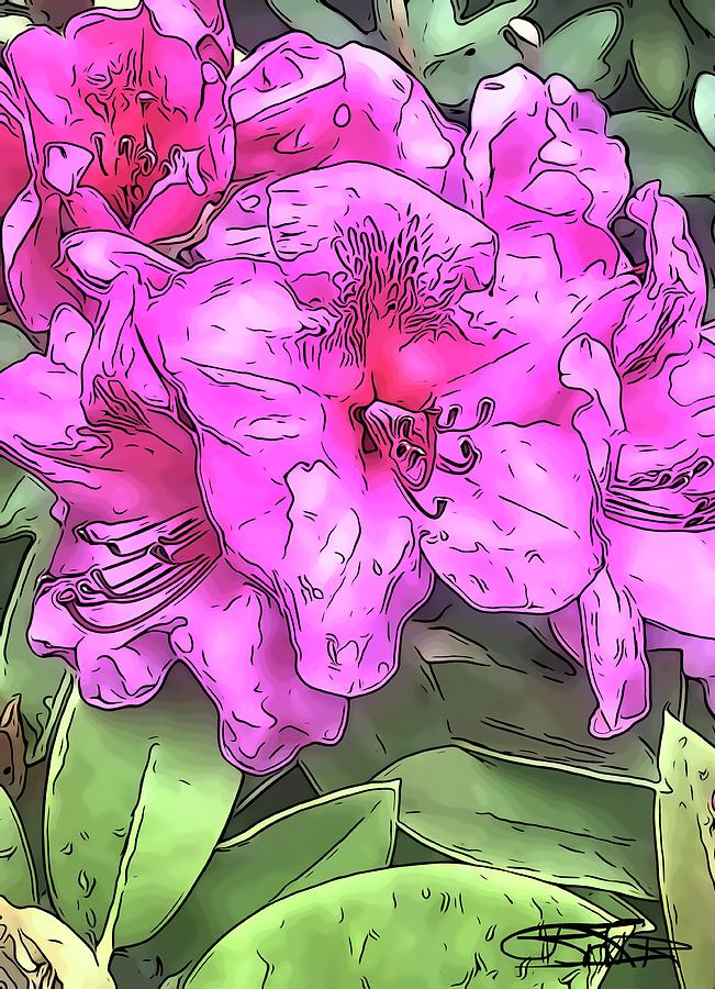 Up Close and Personable Blossoms Digital Art by Barbara Tristan