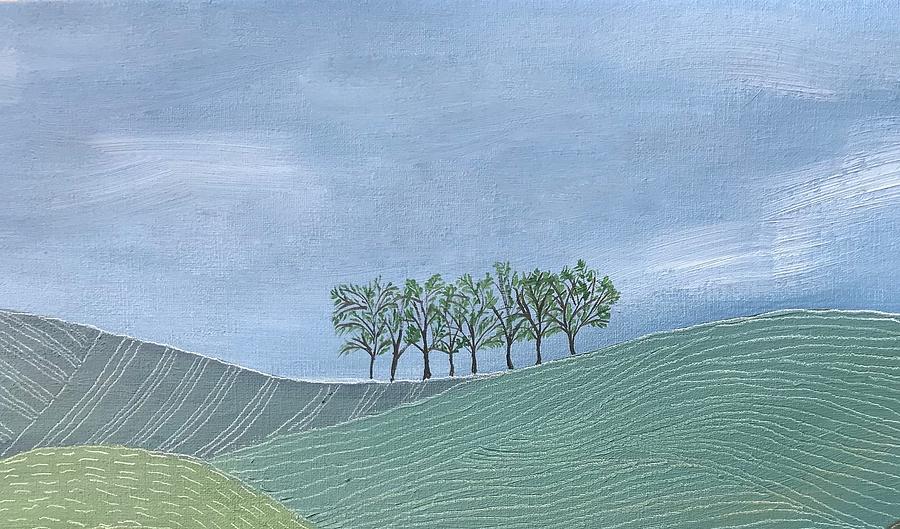 Uruguay Painting - Up on the horizon by Sabina Puppo Uruguay Painting - Up on the horizon by Sabina Puppo