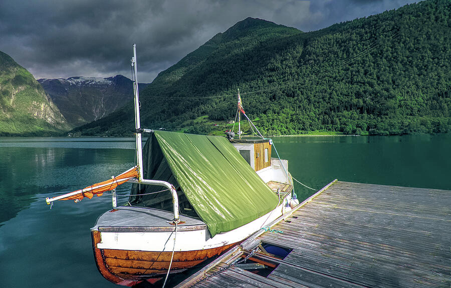 Up the Balestrand Fjords Photograph by Norma Brandsberg