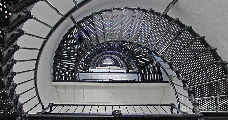 Up the Down Staircase Photograph by Steve  Gass