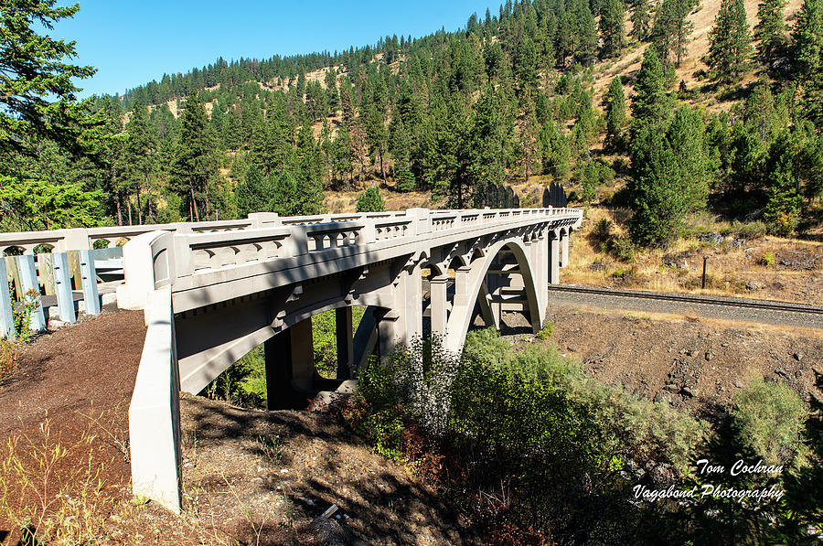 UP Tracks and Upper Perry Arch Bridge Photograph by Tom Cochran
