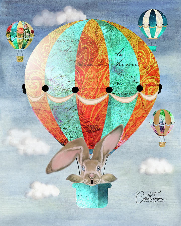 Up Up and Away Mixed Media by Colleen Taylor