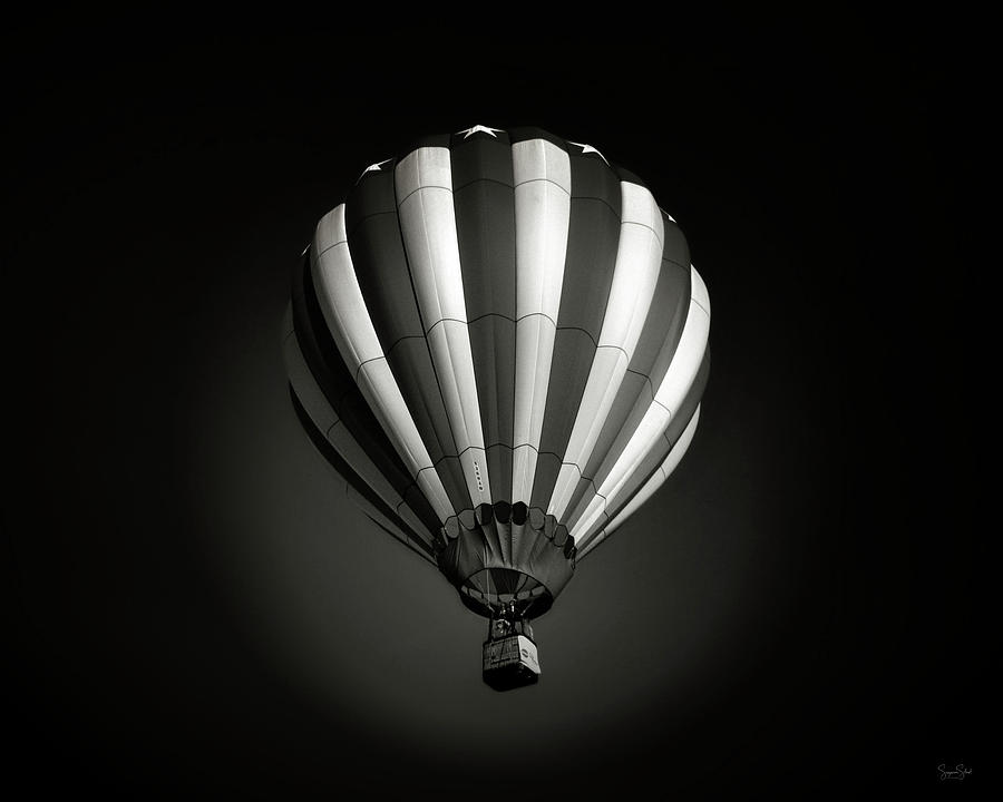 Black And White Photograph - Up Up And Away by Suzanne Stout