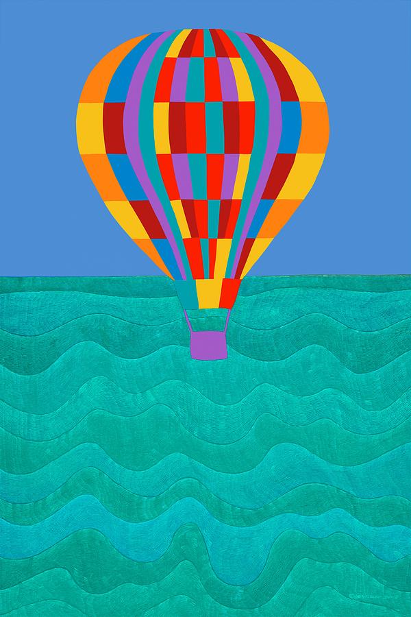 Up Up and Away Painting by Synthia SAINT JAMES