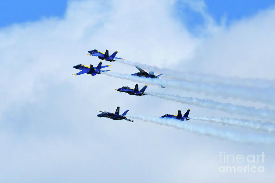 Up, Up, Up, Away - Blue Angels 2022 Photograph by Scott Cameron