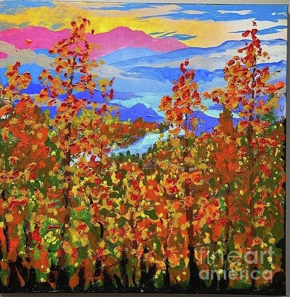 Upcountry Fall Painting by Patrick Grills