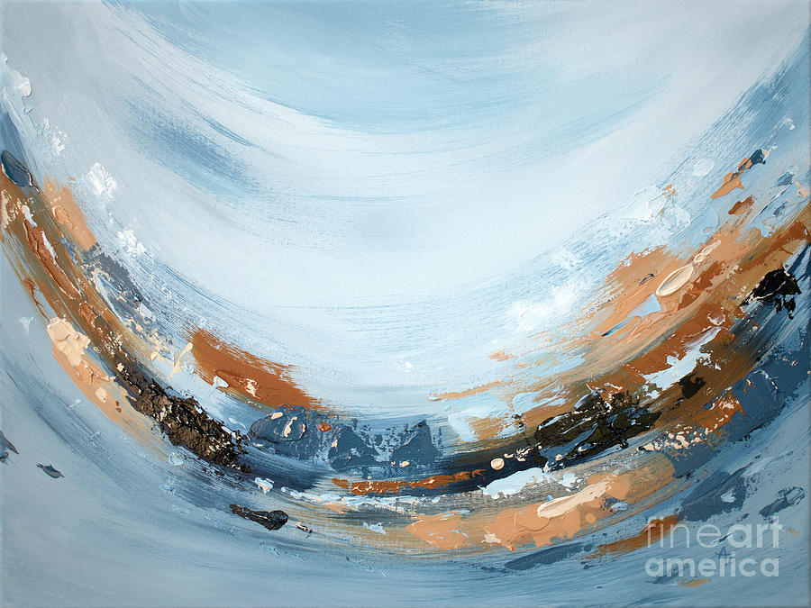 Uplift - Abstract painting Painting by Annie Troe