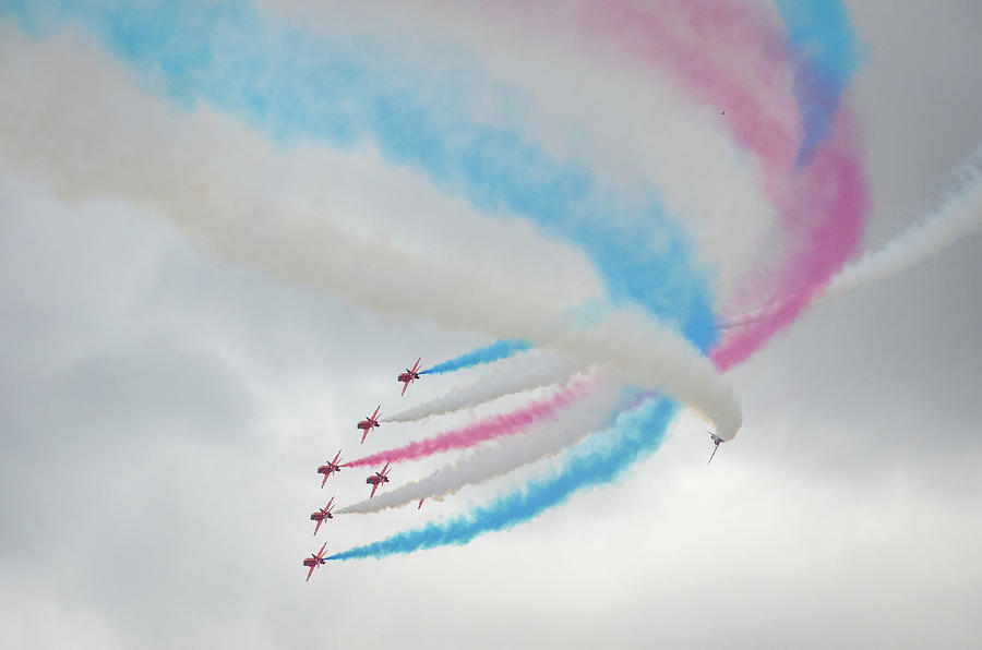 The Red Arrows  #6 Photograph by Gordon James
