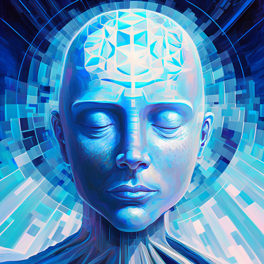 Abstract Digital Art - Upload Saint by Lincoln Cannon Abstract Digital Art - Upload Saint by Lincoln Cannon