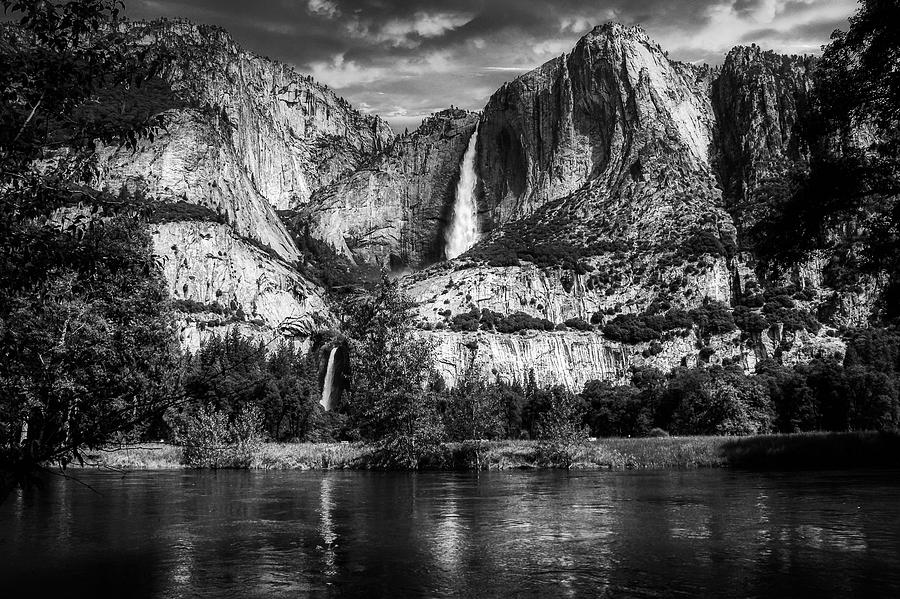 Yosemite National Park Photograph - Upper And Lower Yosemite Falls by Mountain Dreams