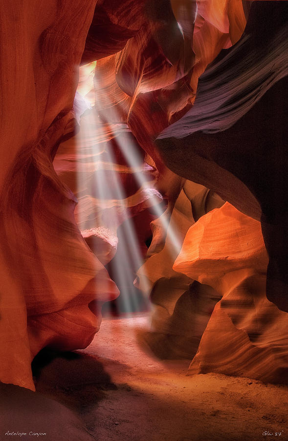 Upper Antelope Canyon Light Photograph by Gary Warnimont