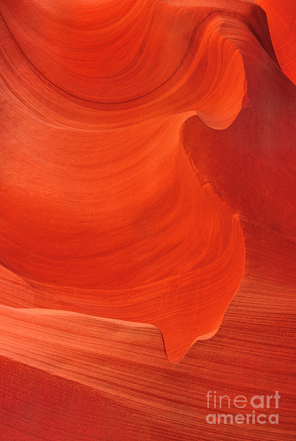 Upper Antelope Slot Canyon Detail Photograph by Dave Welling