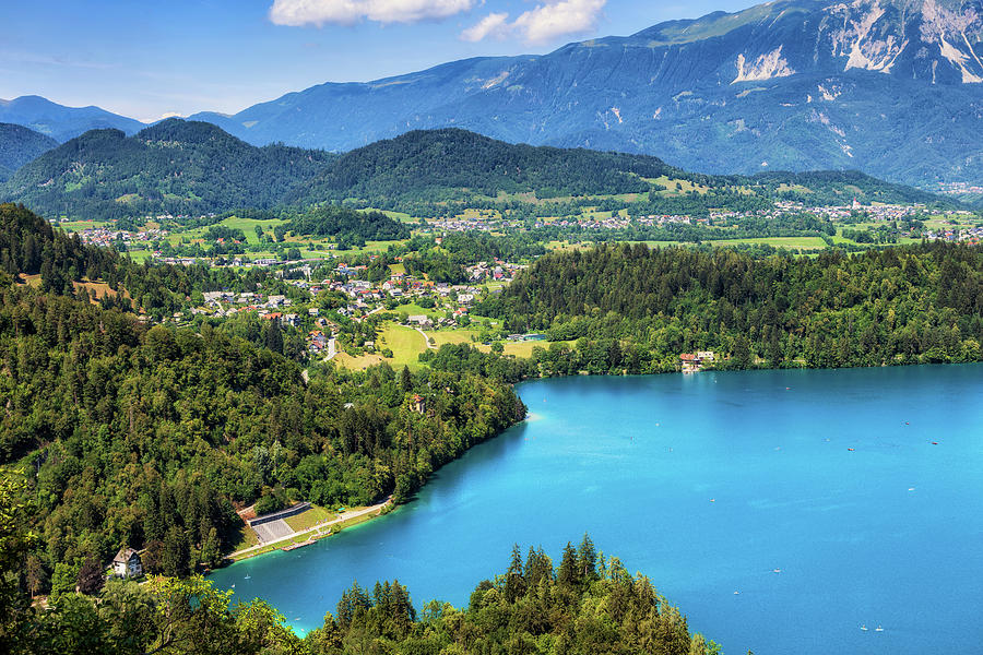 Upper Carniola Landscape With Lake Bled In Slovenia Photograph by Artur Bogacki