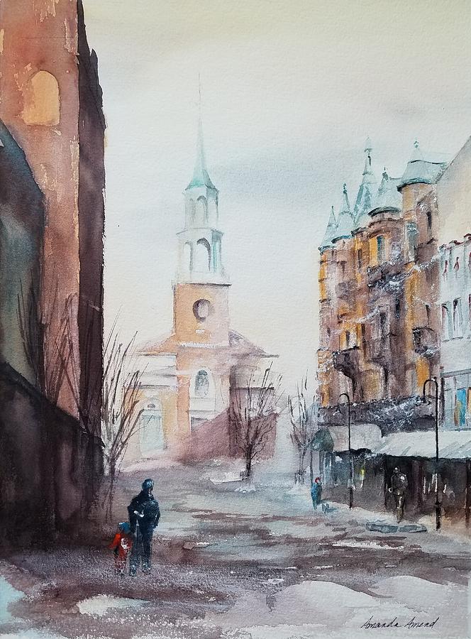 Upper Church Street Painting by Amanda Amend