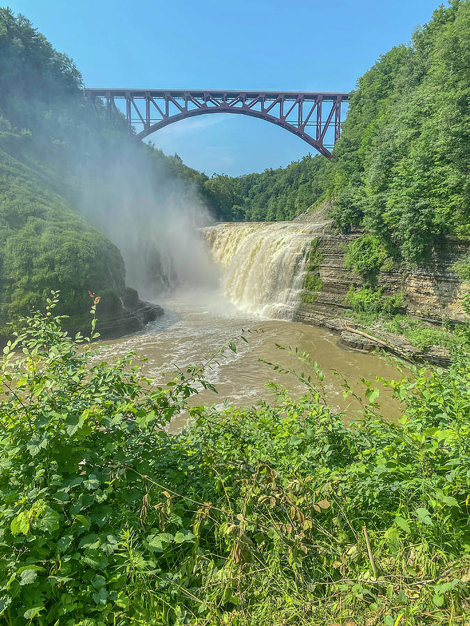 Upper Falls at Letchworth State Park, NY Photograph by Thomas Patrick ...