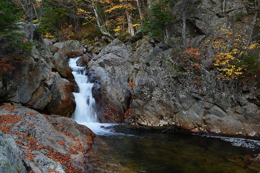 Upper Glen Ellis Falls - Pinkham Notch, New Hampshire Photograph by Ben Prepelka