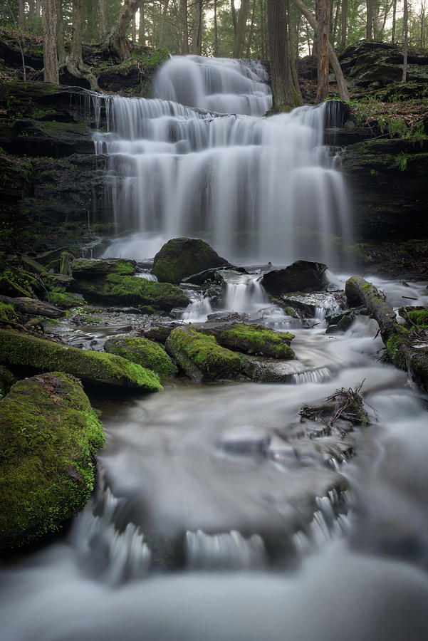 Upper Gunn Brook Falls Photograph by Kristen Wilkinson