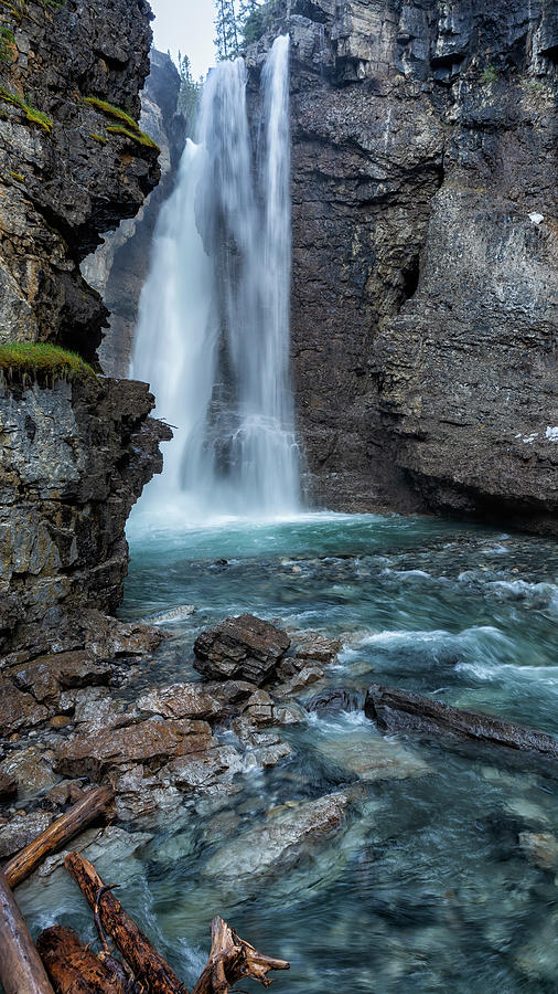 Upper Johnston Canyon Falls Photograph by Belinda Greb