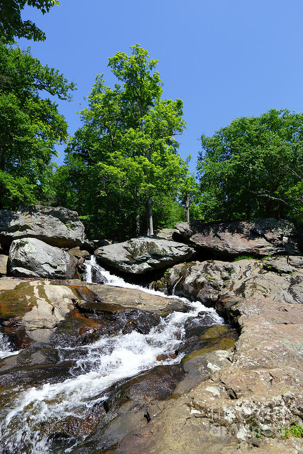 Upper Section of Cunningham Falls Maryland Photograph by James Brunker